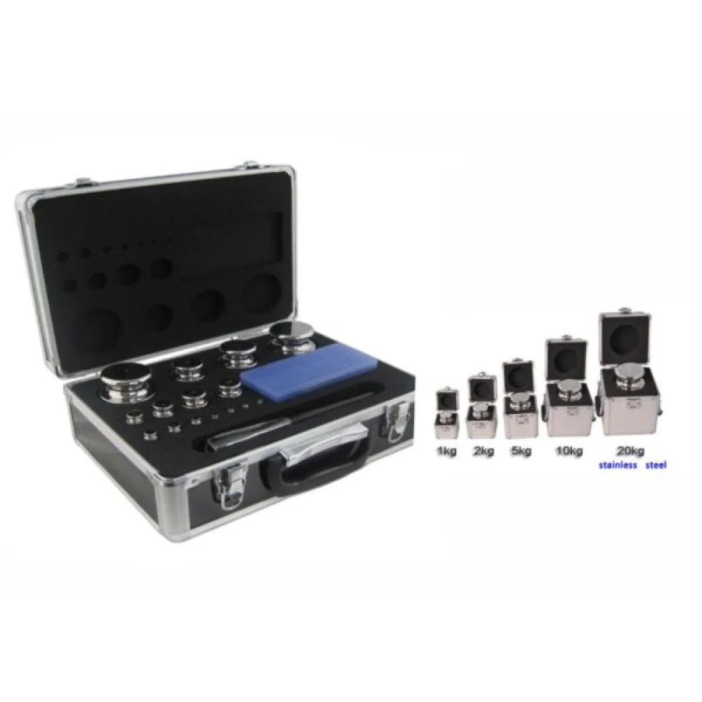 TAJ+ 1Kg to 1mg(25pc set) F1 Class Standard Steel Weights Best For Lab Calibration Purpos
